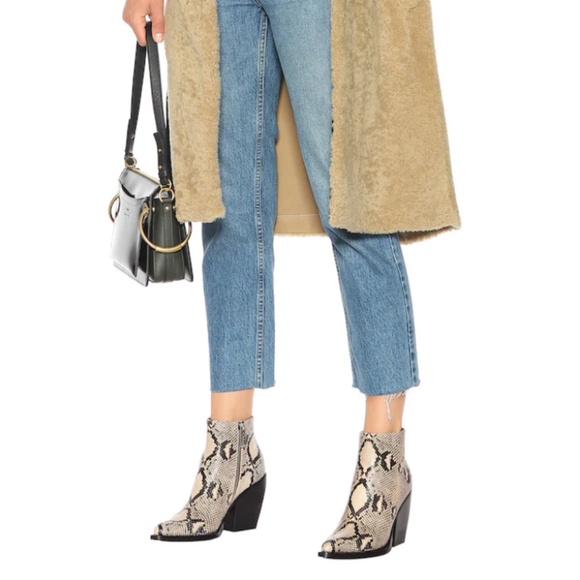 CHLOÉ Rylee embossed leather boots - Picture 2 of 4